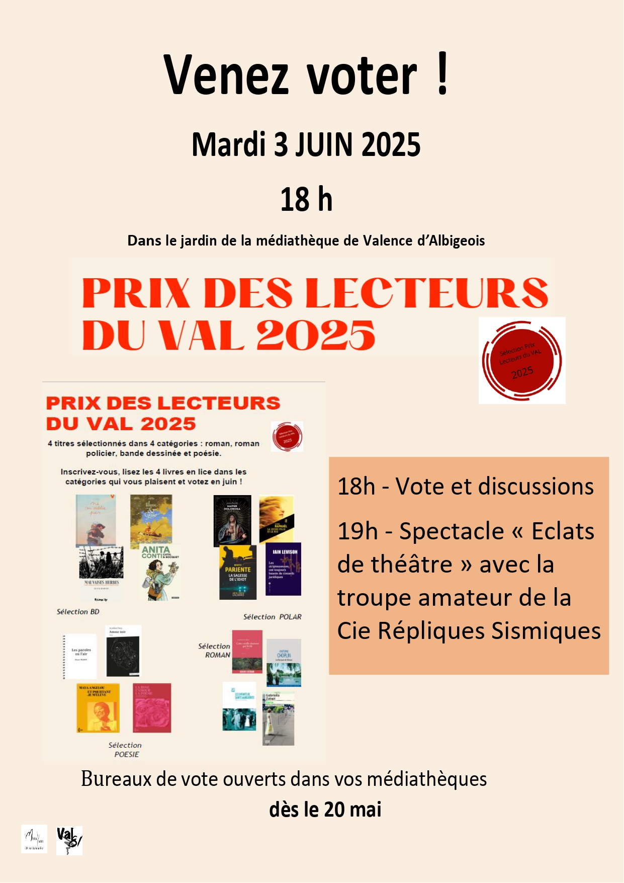 prix des lecteurs du val 2025