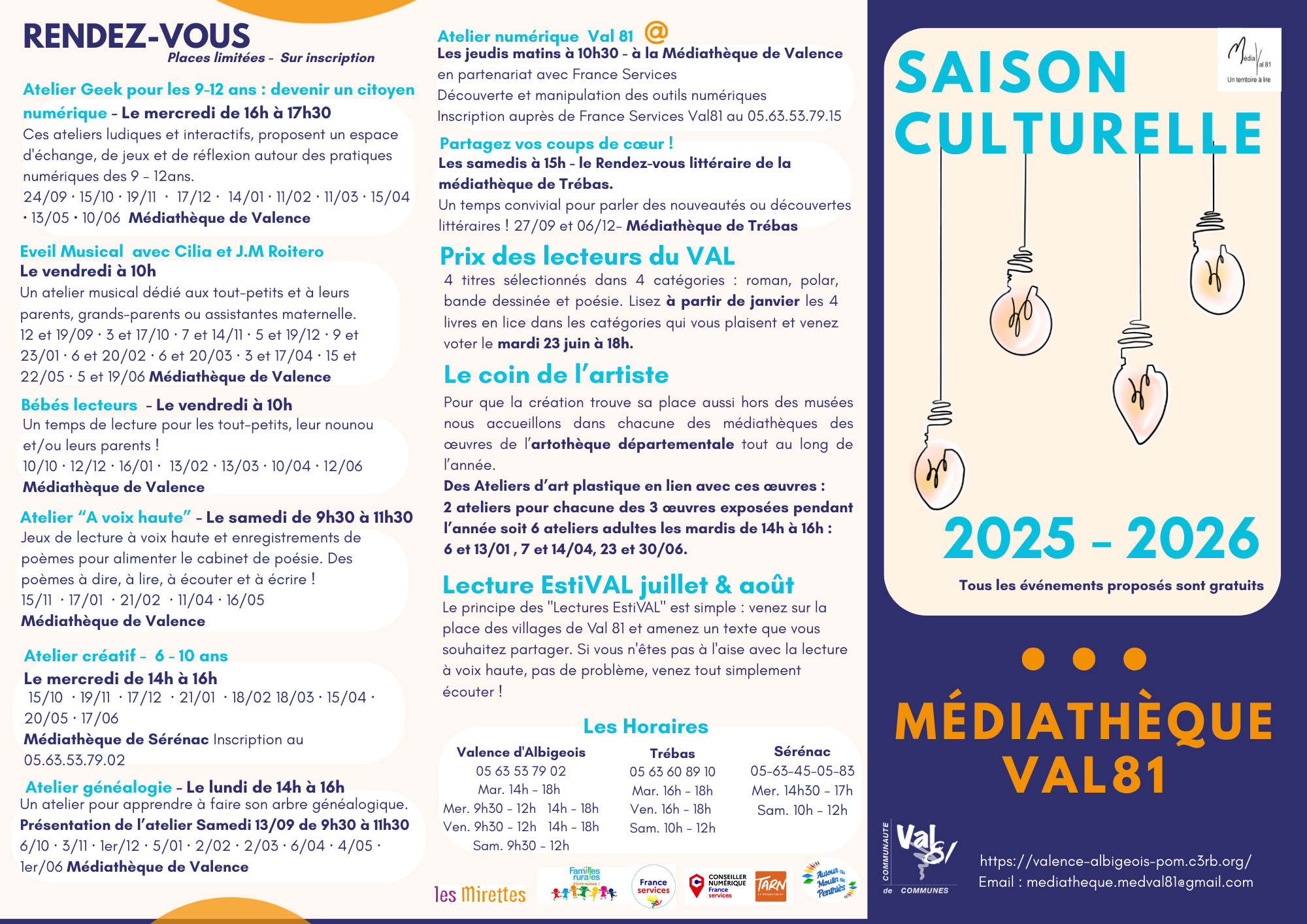Saison cultu. 2025 2026